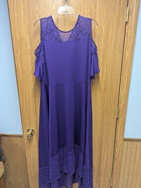 Vibrant purple dress